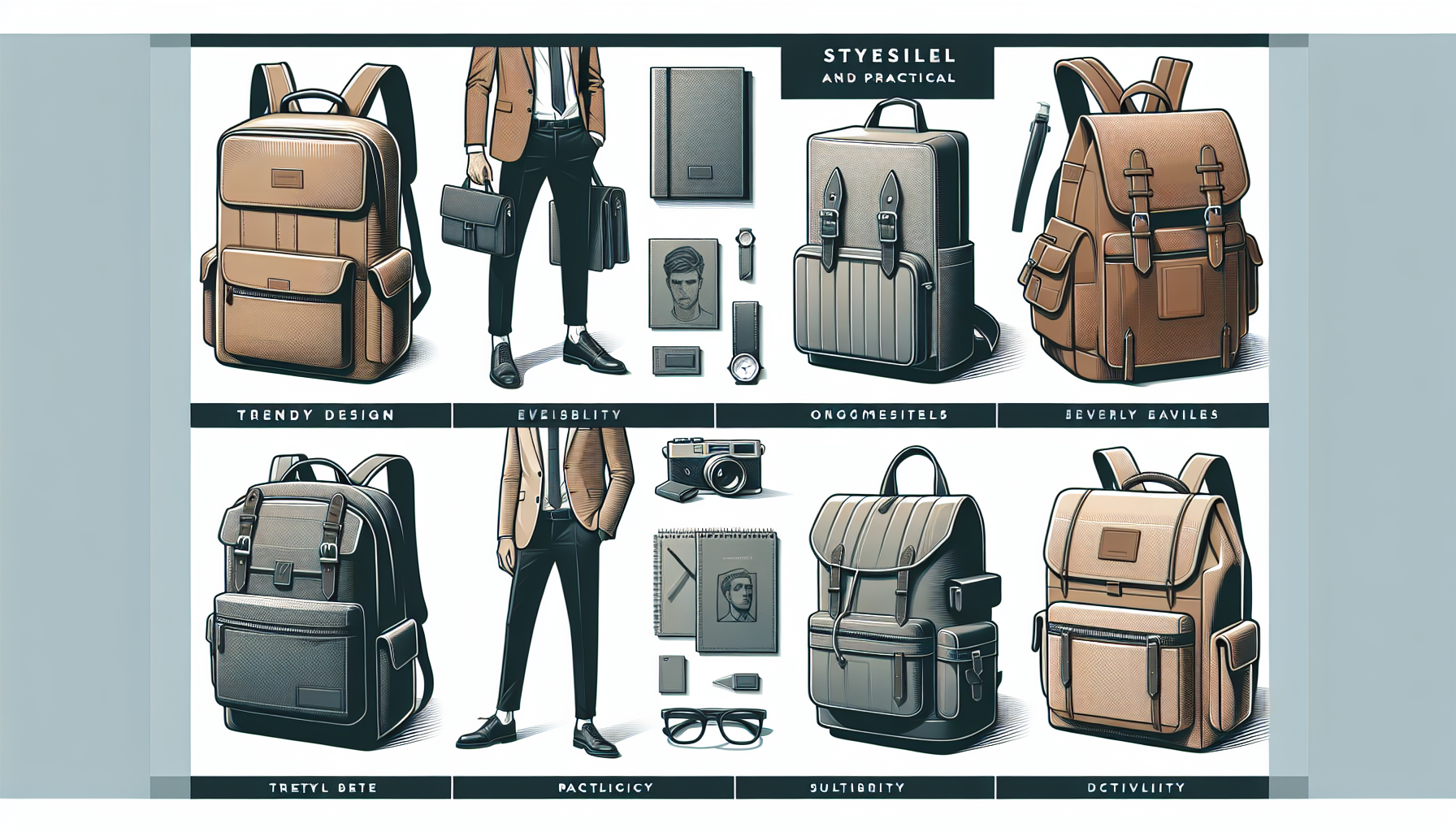 Du betrachtest gerade Damenrucksäcke: Trendige und Praktische Begleiter